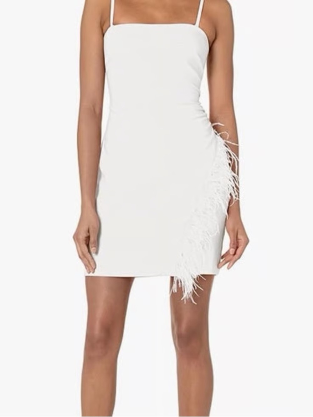 Likely Owen White Mini Dress optional spaghetti straps or tube top size 12 NWT